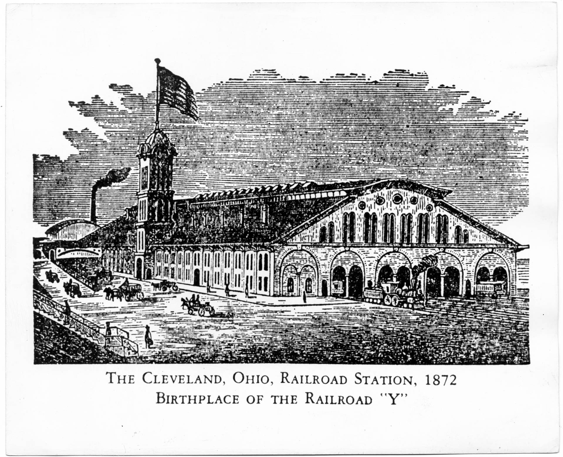 YMCA on the railway in 1872