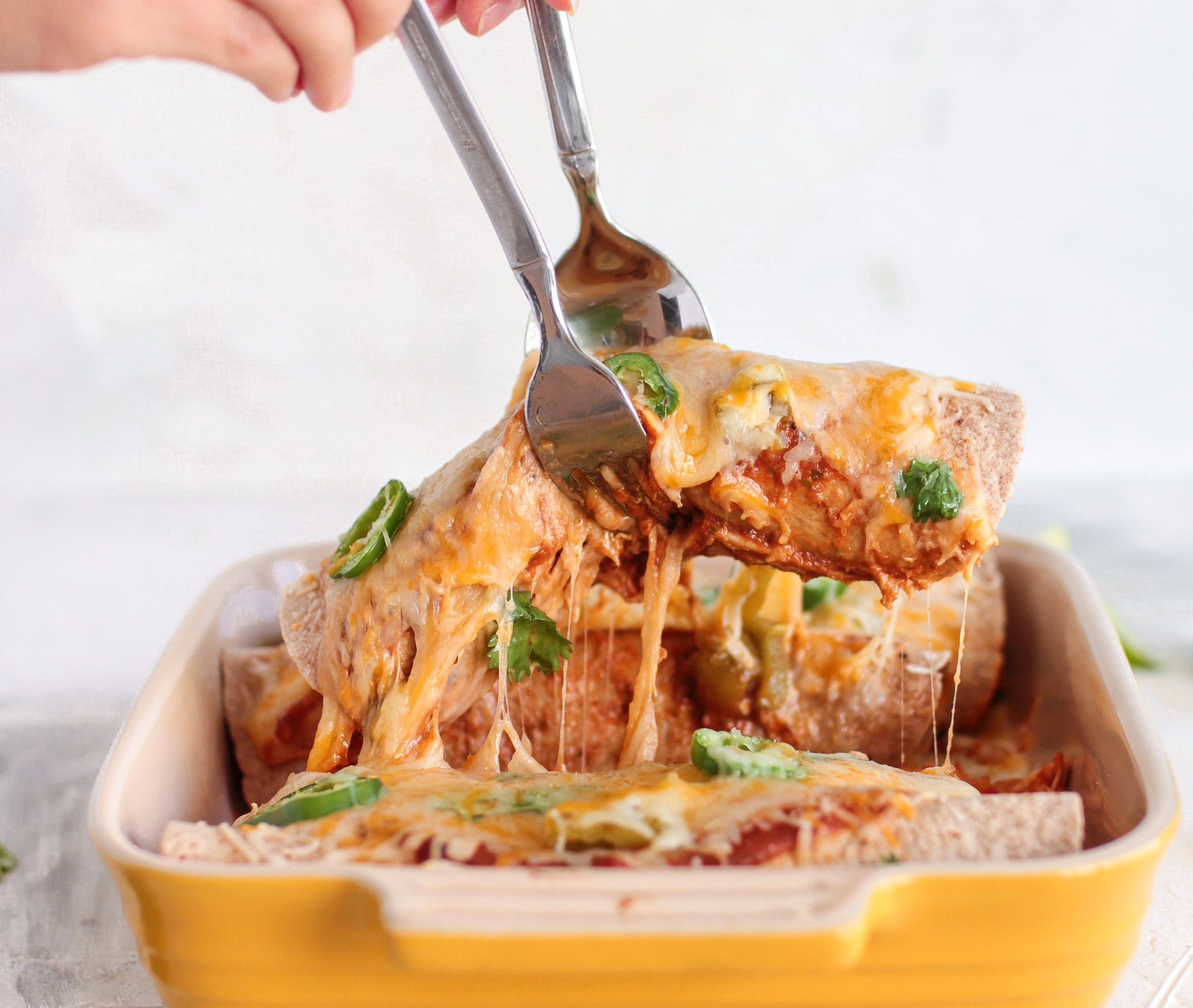 Enchilada Stuffed Spaghetti Squash