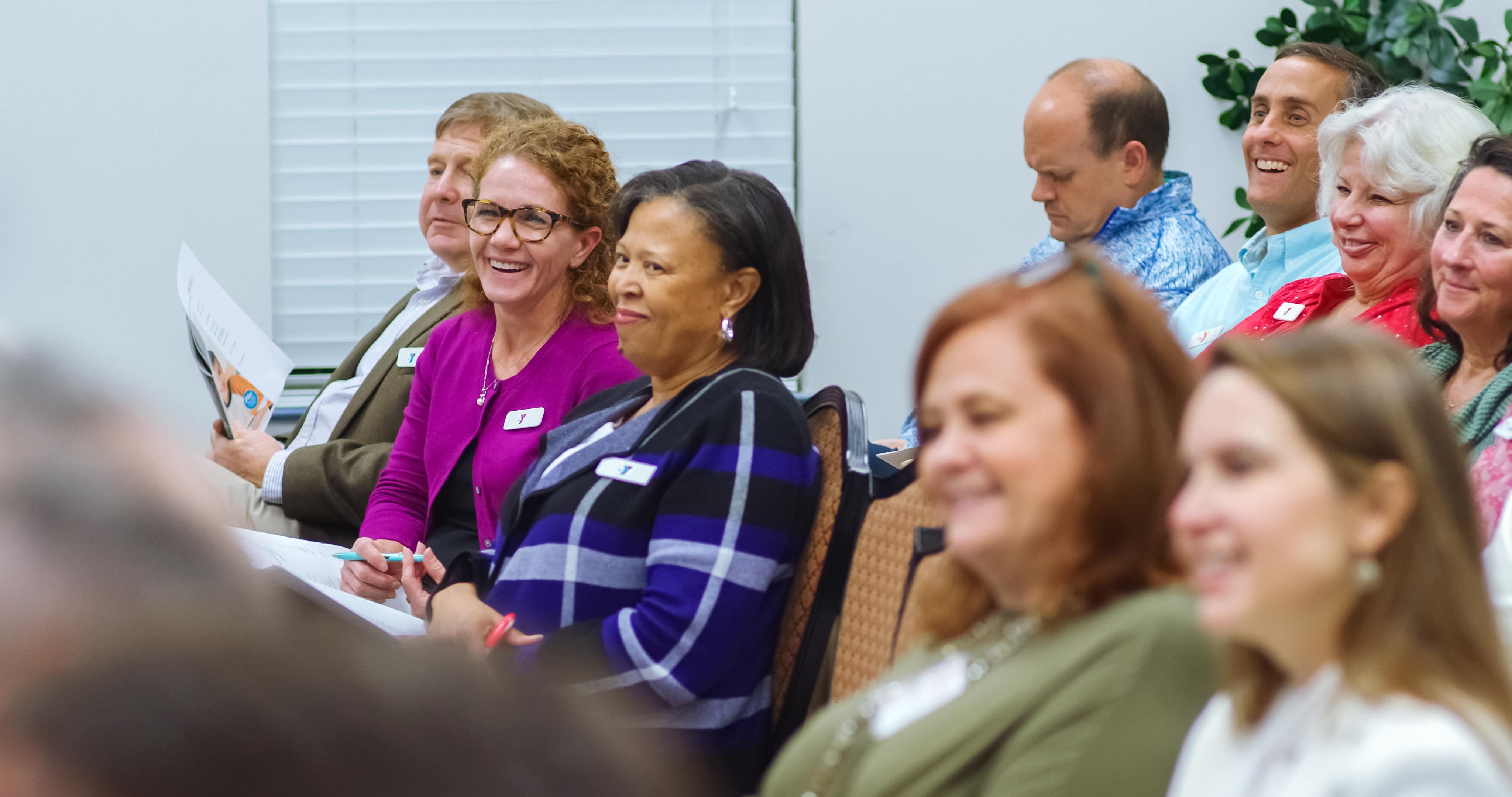 Adult in meeting