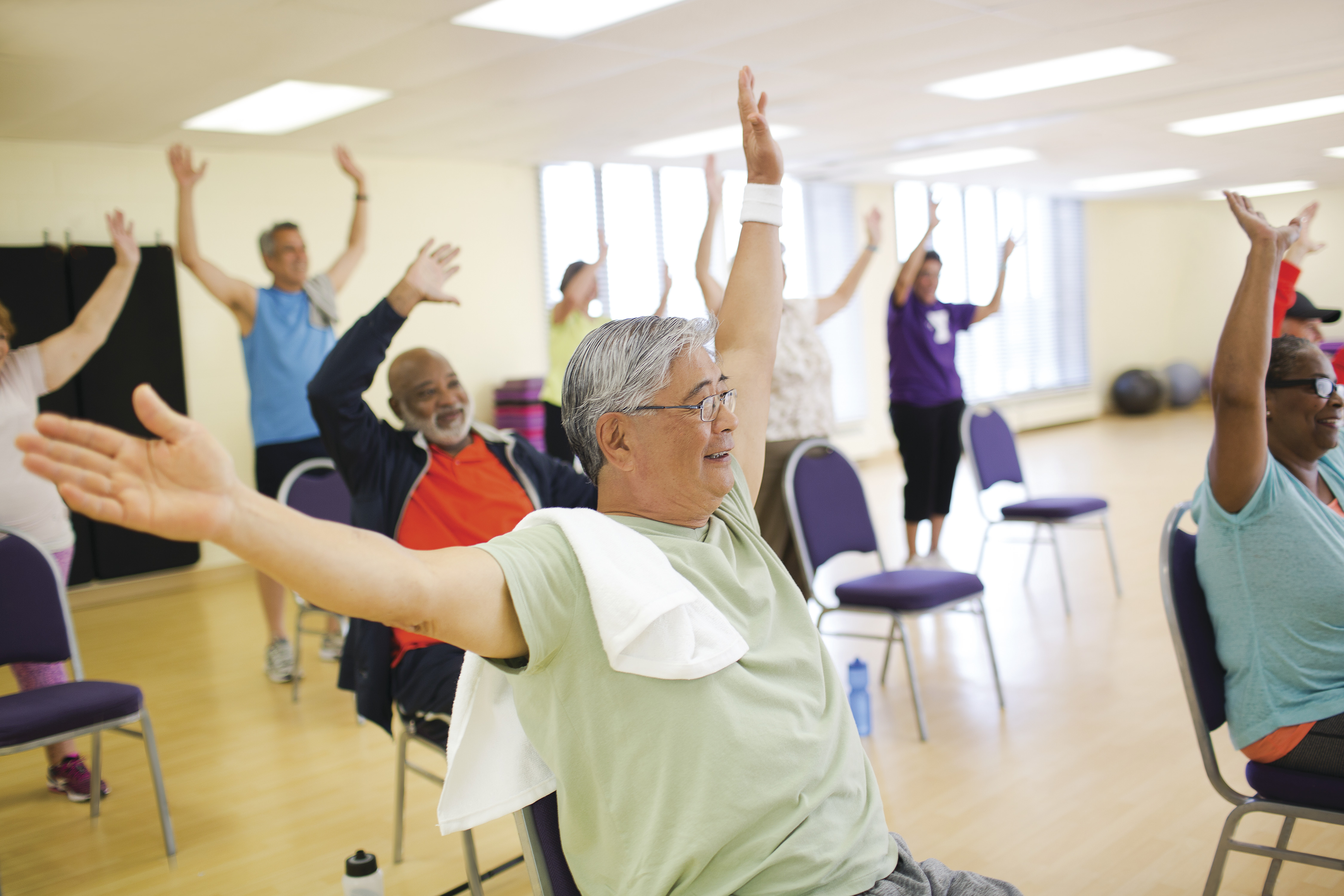 older adult group fitness