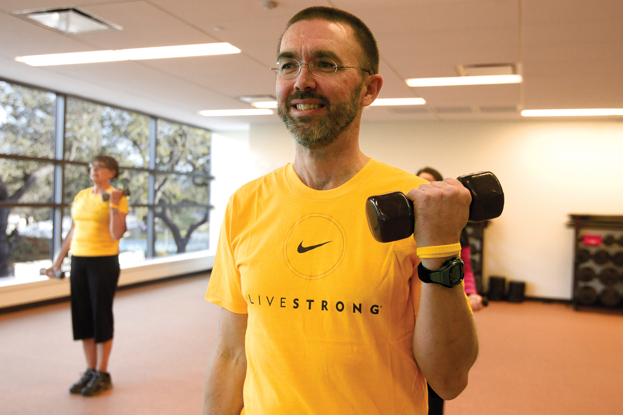 male member participating in LIVEstrong program