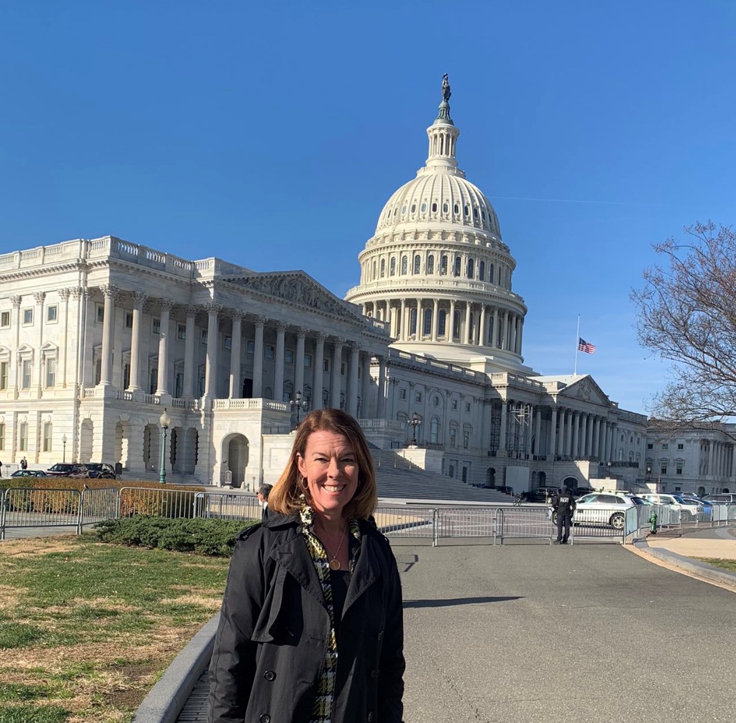 Suzanne McCormick in front of Congress
