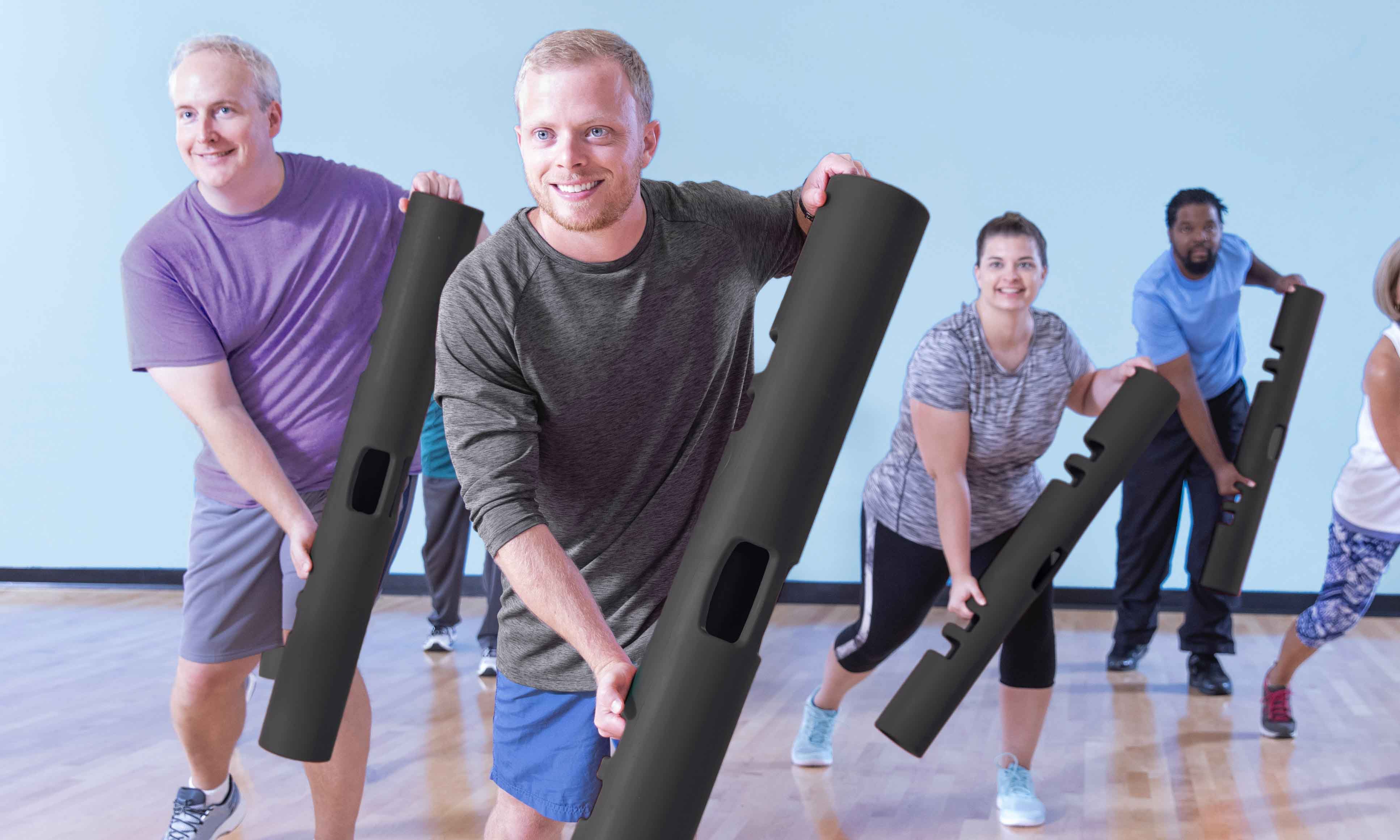 YMCA members in a conditioning class
