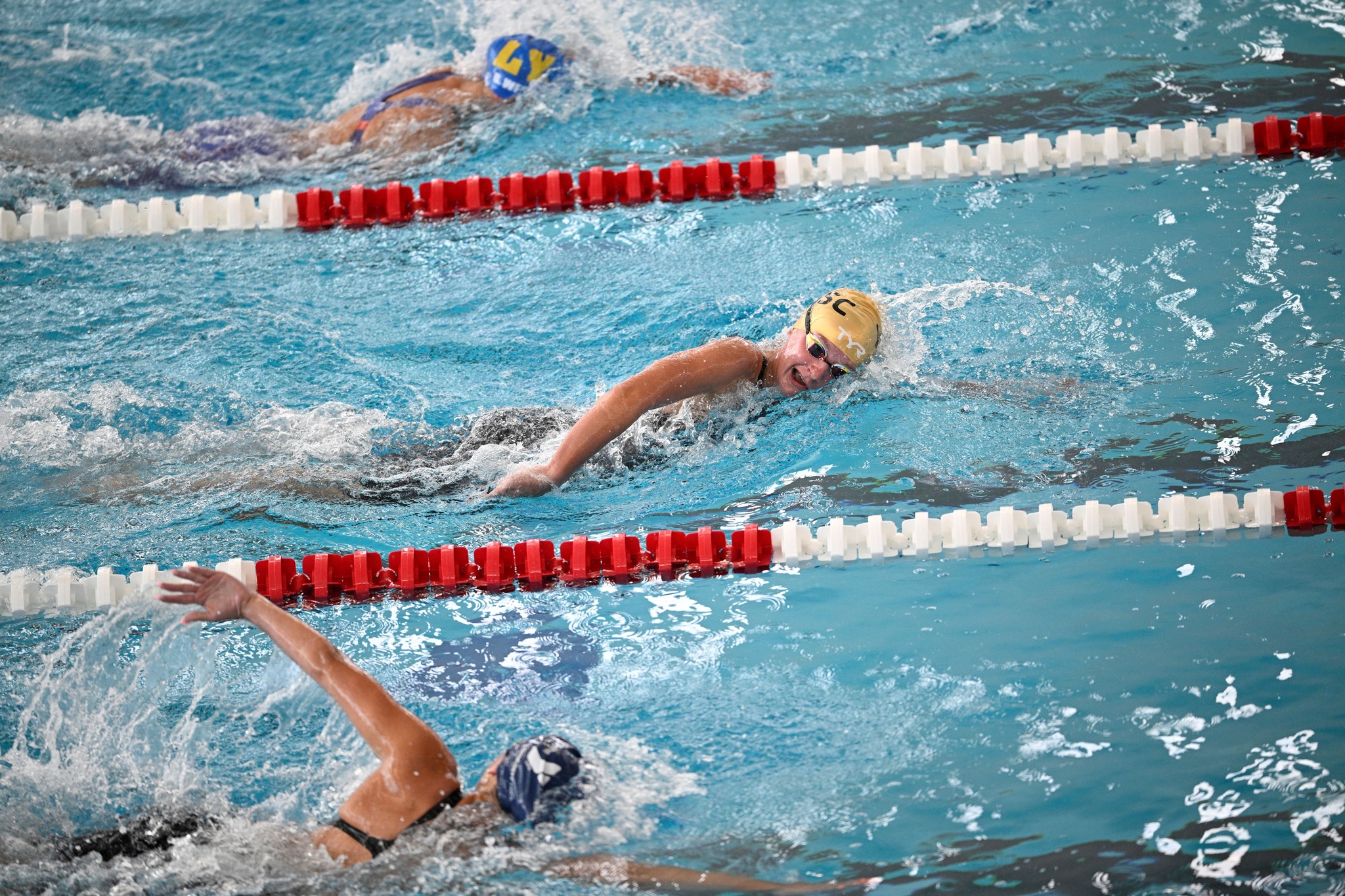 Swimmers at the YMCA