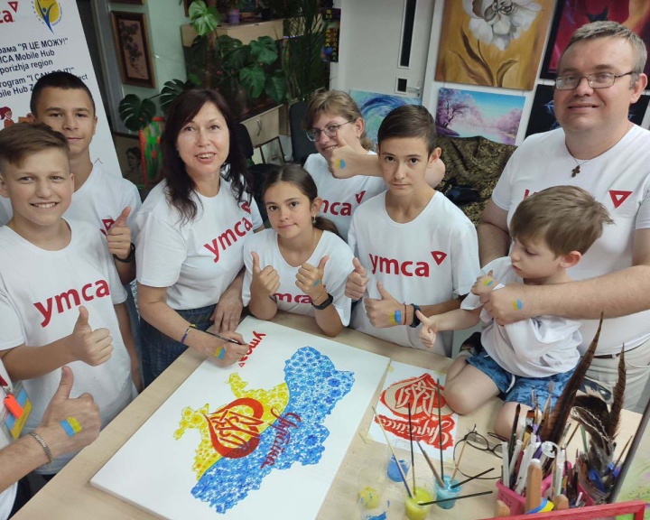 World YMCA Ukraine volunteers